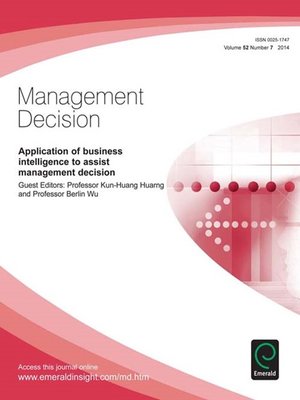 cover image of Management Decision, Volume 52, Issue 7